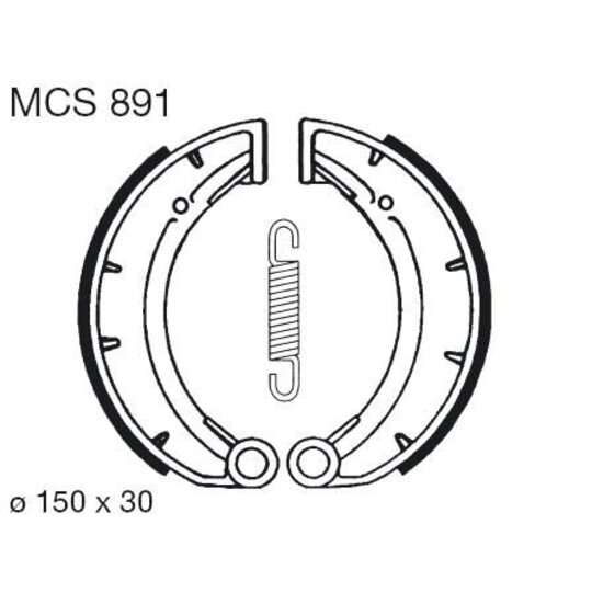 Brzdové čeľuste LUCAS MCS 891